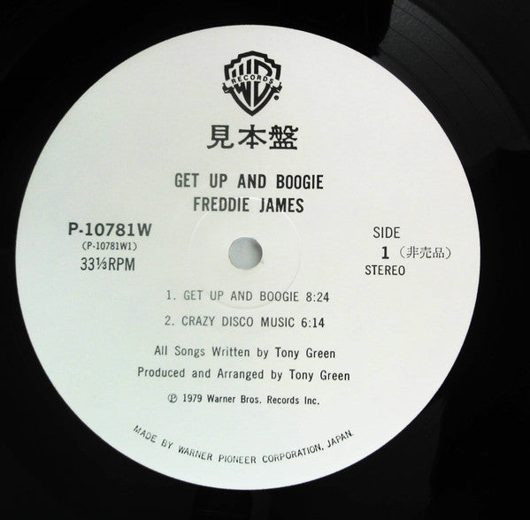 Freddie James : Get Up And Boogie (LP, Promo)