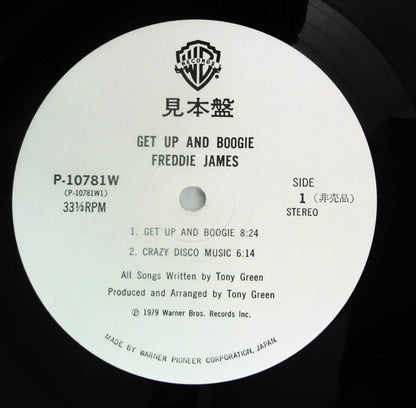 Freddie James : Get Up And Boogie (LP, Promo)