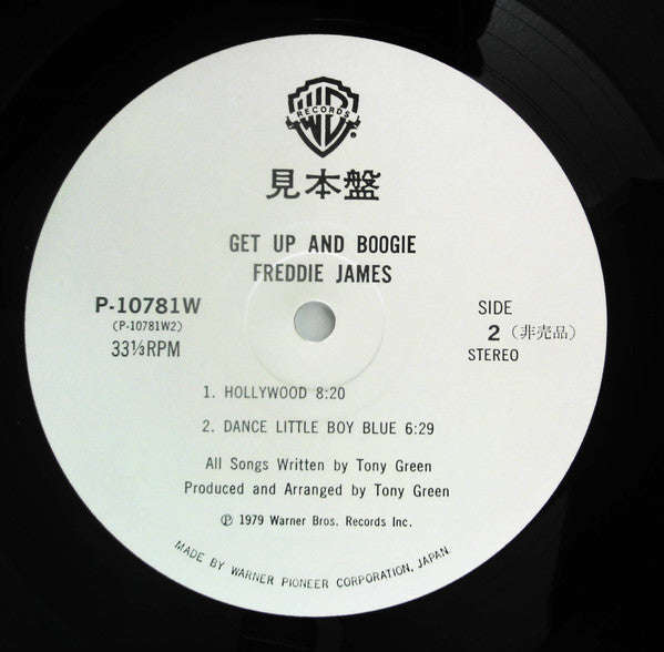 Freddie James : Get Up And Boogie (LP, Promo)