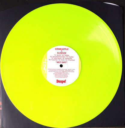 Crimeapple x DJ Skizz : Wet Dirt  (LP, Album, Ltd, Num, Yel)