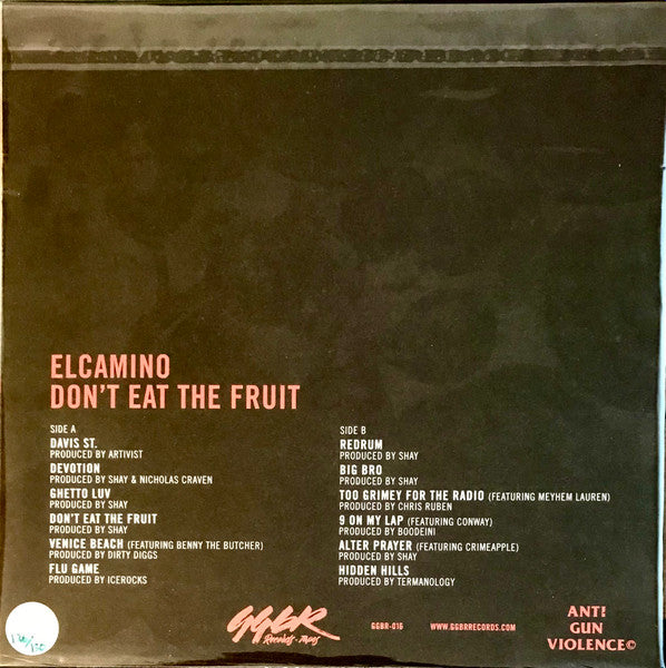 Elcamino (2) : Don't Eat The Fruit (LP, Album, Ltd, Kiw)