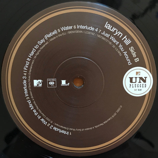 Lauryn Hill : MTV Unplugged No. 2.0 (2xLP, Album, RE)