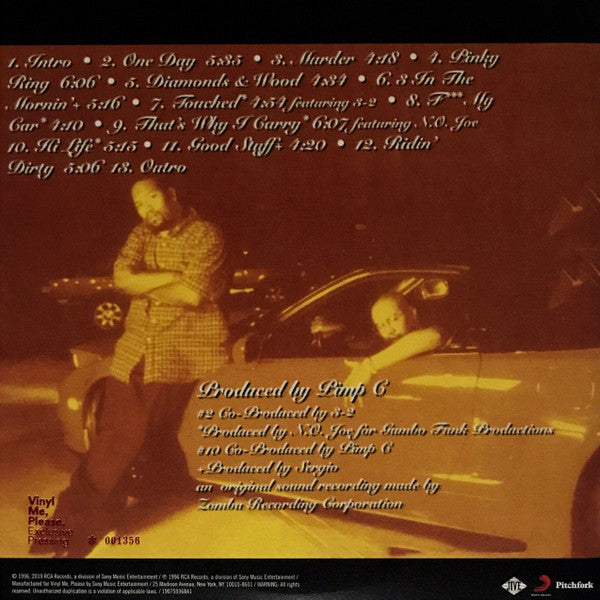 UGK : Ridin' Dirty (2xLP, Album, Club, Ltd, Num, RE, Yel)