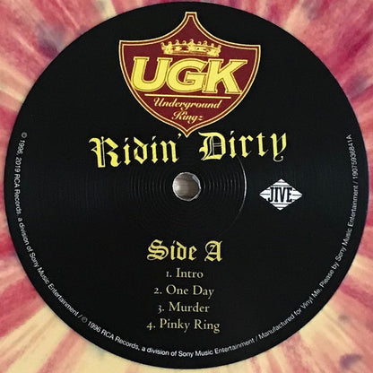 UGK : Ridin' Dirty (2xLP, Album, Club, Ltd, Num, RE, Yel)