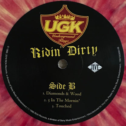 UGK : Ridin' Dirty (2xLP, Album, Club, Ltd, Num, RE, Yel)