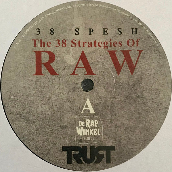 38 Spesh : The 38 Strategies Of Raw (LP, Album, Ltd, Num)