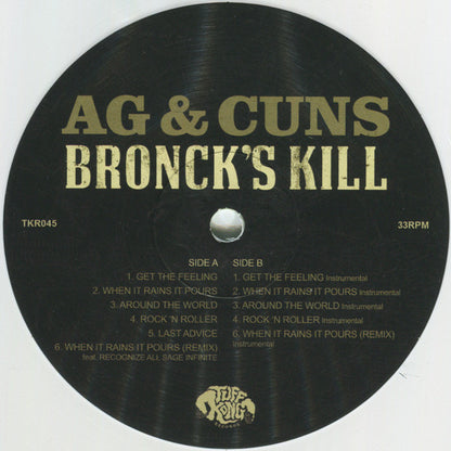 AG & Cuns : Bronck's Kill (12", EP, Ltd, Num, Gre)