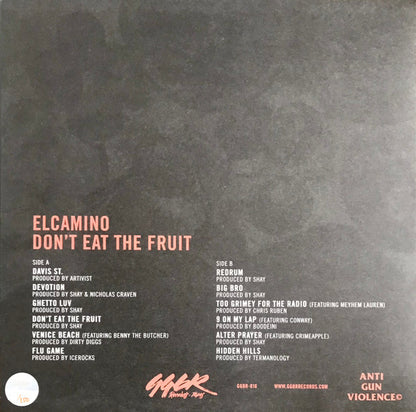 Elcamino (2) : Don't Eat The Fruit (LP, Album, Ltd, Num, Cit)