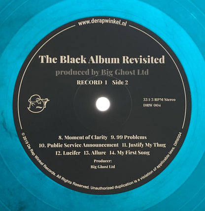 Big Ghost LTD X Jay-Z : The Black Album Revisited (LP, Album, Ltd, Num, Sea)