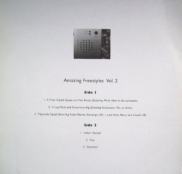 Various : Amazing Freestyles Vol. 2 (LP, Unofficial)