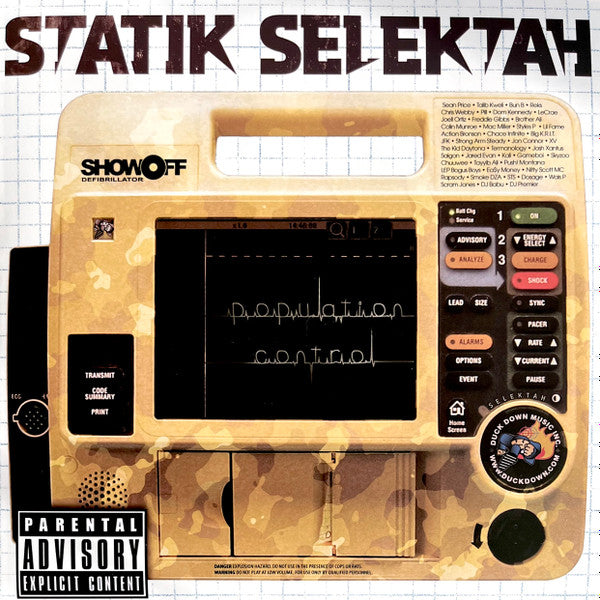 Statik Selektah : Population Control (2xLP, Album, Ltd, Num, Yel)