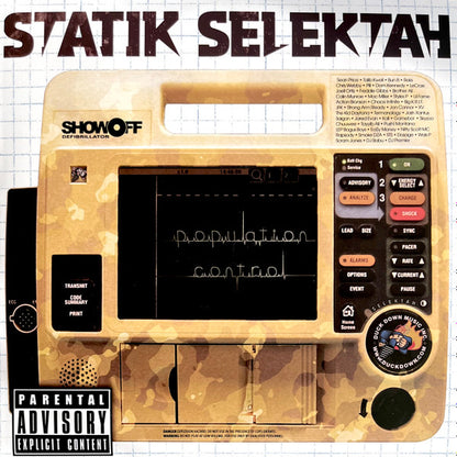 Statik Selektah : Population Control (2xLP, Album, Ltd, Num, Yel)