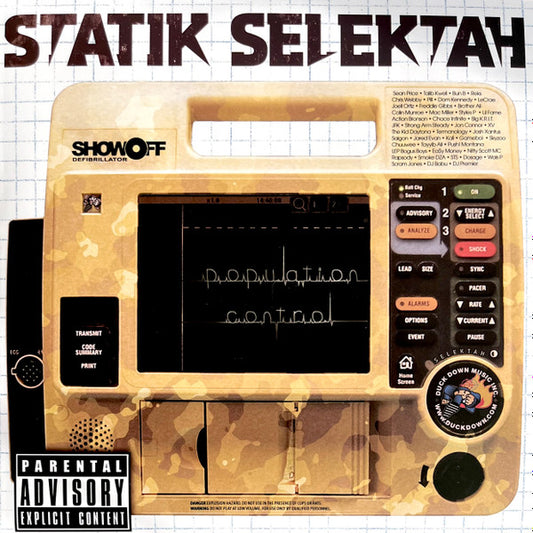 Statik Selektah : Population Control (2xLP, Album, Ltd, Num, Yel)