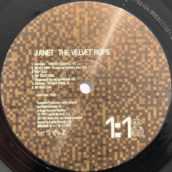 Janet Jackson : The Velvet Rope (2xLP, Album, RE)