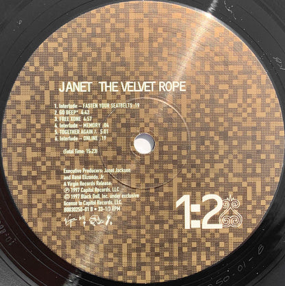 Janet Jackson : The Velvet Rope (2xLP, Album, RE)