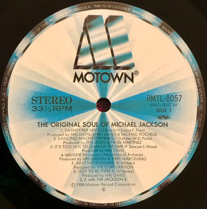 Michael Jackson : The Original Soul Of Michael Jackson (LP, Comp)