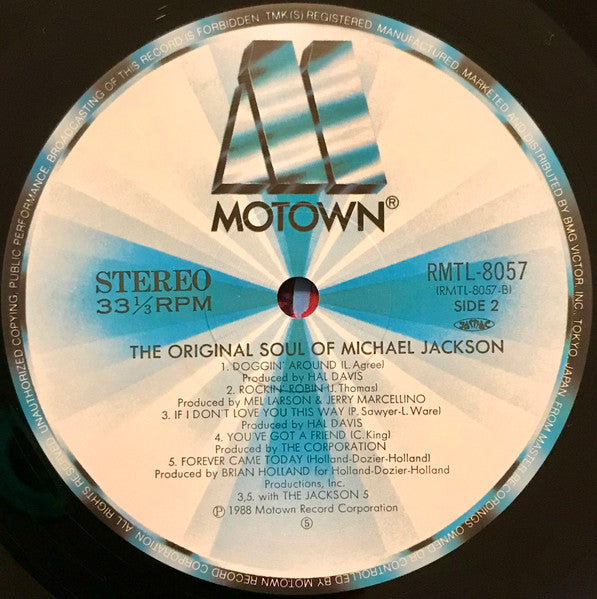 Michael Jackson : The Original Soul Of Michael Jackson (LP, Comp)