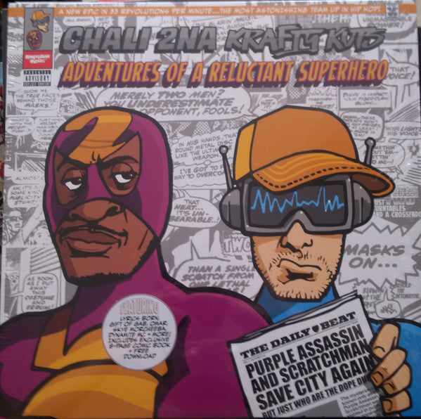 Chali 2NA, Krafty Kuts : Adventures Of A Reluctant Superhero (LP)