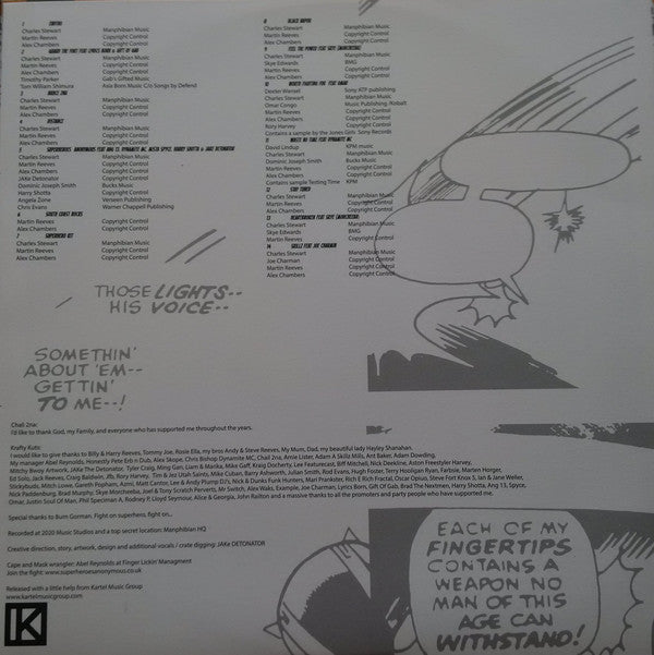 Chali 2NA, Krafty Kuts : Adventures Of A Reluctant Superhero (LP)