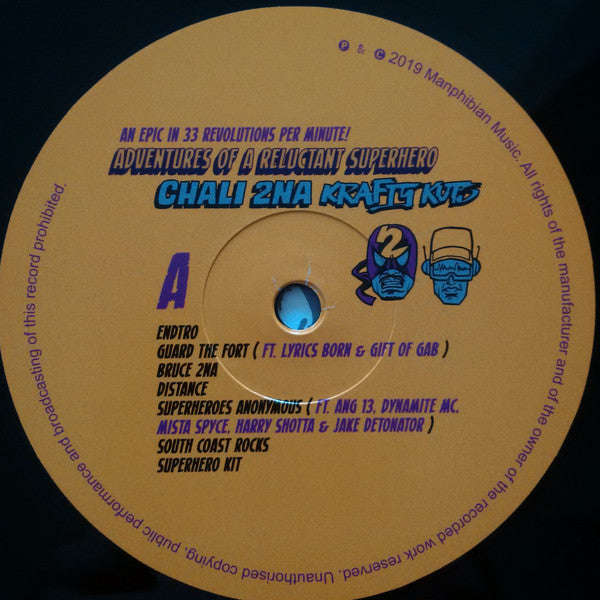 Chali 2NA, Krafty Kuts : Adventures Of A Reluctant Superhero (LP)