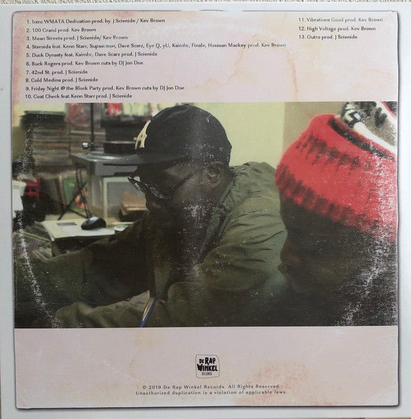 Kev Brown & J Scienide : Drum Machine Tape Cassette (LP, Album, Ltd, Cre)