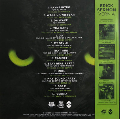 Erick Sermon : Vernia (LP, Album, Ltd, Num, Mil)