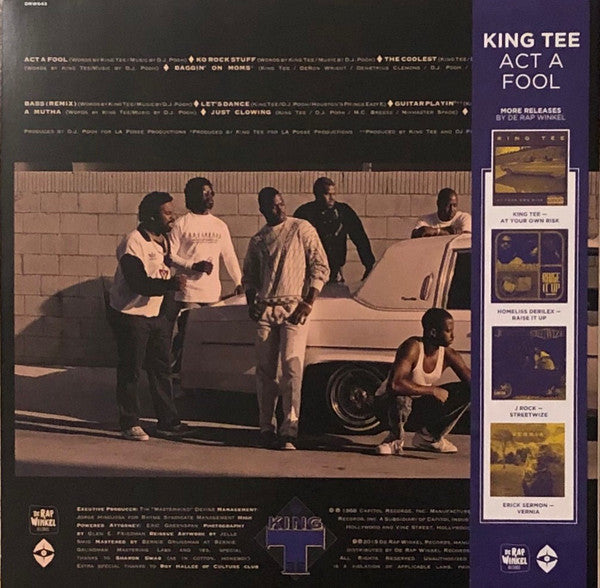 King Tee : Act A Fool (LP, Album, Ltd, RE, Ult)