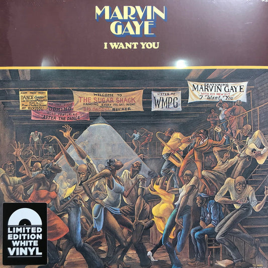 Marvin Gaye : I Want You (LP, Album, Ltd, RE, Whi)