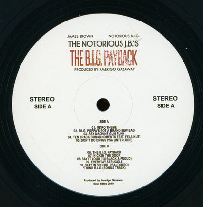 Amerigo Gazaway : The Notorious J.B.'s: The B.I.G. Payback (LP, Album, Unofficial)