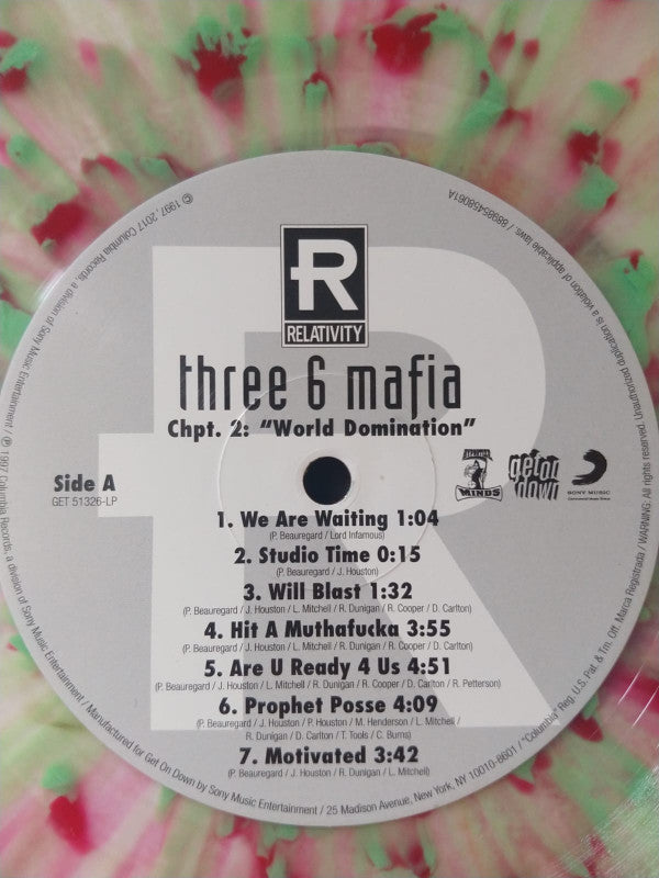 Three 6 Mafia : Chpt. 2: "World Domination" (2xLP, Album, Ltd, RE, RP, Cle)