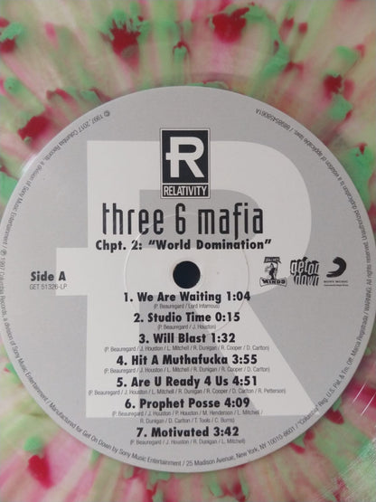Three 6 Mafia : Chpt. 2: "World Domination" (2xLP, Album, Ltd, RE, RP, Cle)