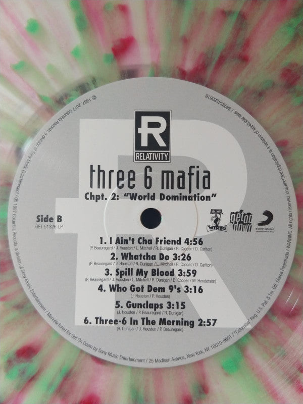 Three 6 Mafia : Chpt. 2: "World Domination" (2xLP, Album, Ltd, RE, RP, Cle)