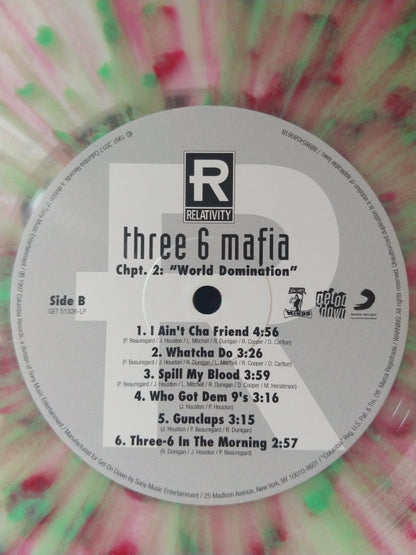 Three 6 Mafia : Chpt. 2: "World Domination" (2xLP, Album, Ltd, RE, RP, Cle)