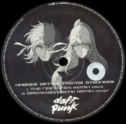 Daft Punk : Harder Better Faster Stronger (12", Promo)