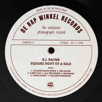 RJ Payne : Square Root Of A Kilo (LP, Album, Ltd, Num)