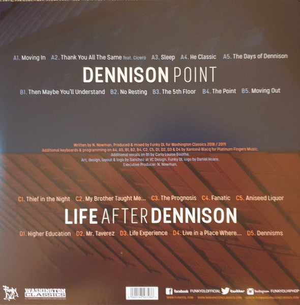 Funky DL : Dennison Point / Life After Dennison (LP, Album + LP, Album)