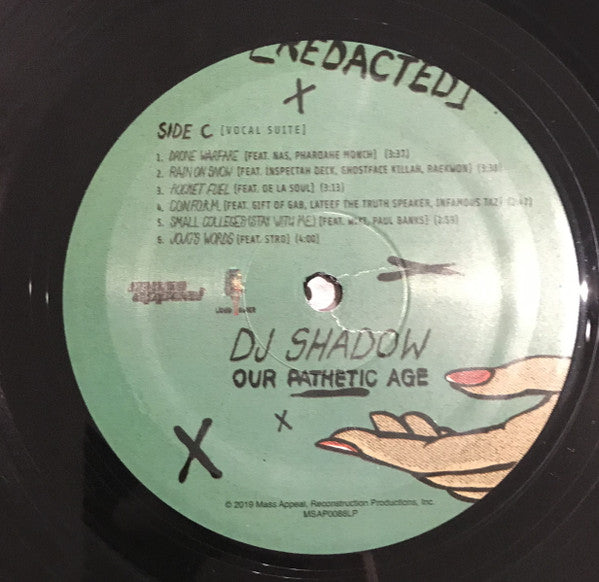 DJ Shadow : Our Pathetic Age (2xLP, Album, Blu)