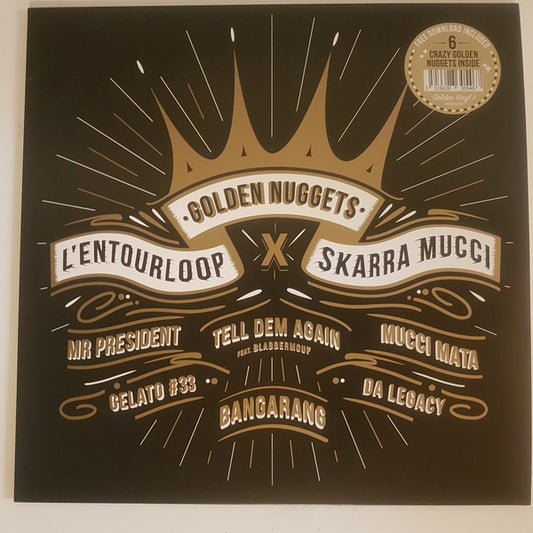 L'entourLoOp X Skarra Mucci : Golden Nuggets (12", EP, Ltd, Gol)