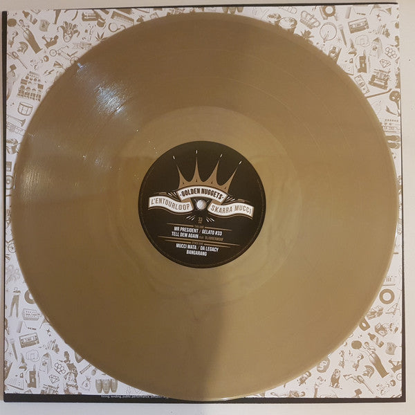 L'entourLoOp X Skarra Mucci : Golden Nuggets (12", EP, Ltd, Gol)