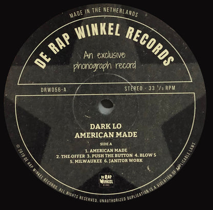 Dark Lo : American Made (LP, Album, Ltd, Num)