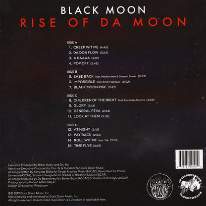 Black Moon : Rise Of Da Moon (2xLP, Album, Blo)