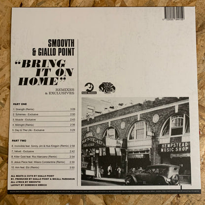 Smoovth & Giallo Point : Bring It On Home - Remixes & Exclusives (LP, Album, Ltd, Num, Whi)