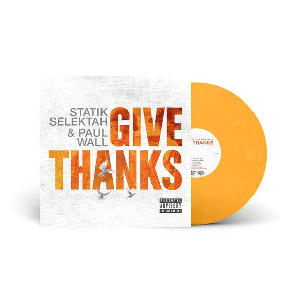 Statik Selektah & Paul Wall : Give Thanks (LP, Album, Ltd, S/Edition, Ora)