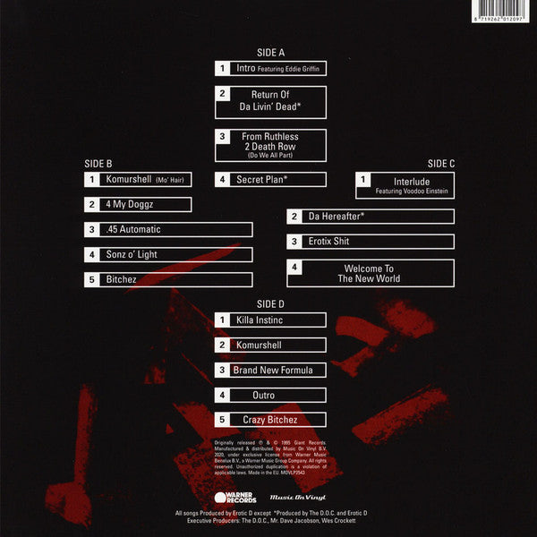 The D.O.C. : Helter Skelter (2xLP, Album, RE, 180)