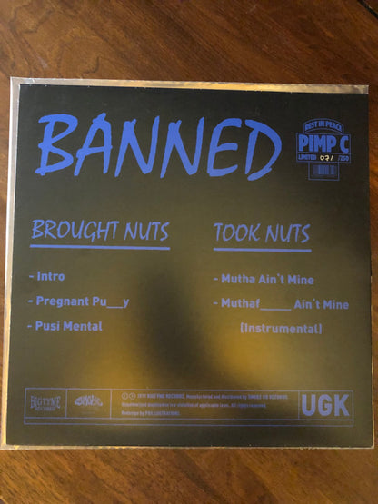 UGK : Banned  (12", Ltd, Num, RE, Blu)