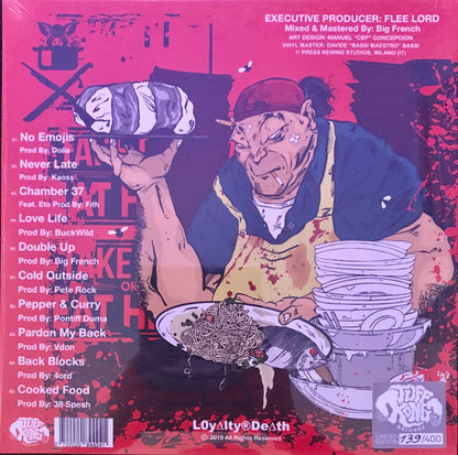 Flee Lord & Grafh : Dirty Restaurant (LP, Album, Ltd, Num, Red)