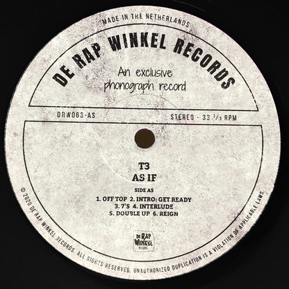 T3 (2) : As If (LP, Album, Ltd, Num)