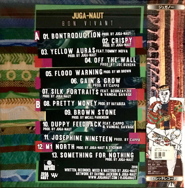 Juga-Naut : Bon Vivant (LP, Album, Ltd, OBI)