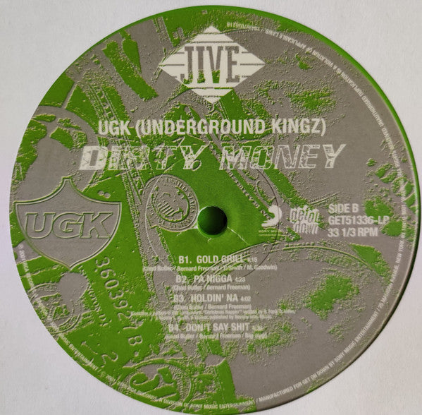 UGK : Dirty Money (2xLP, Album, RE, Gre)