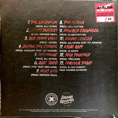 ANKHLEJOHN : The Face of Jason (12", Album, Ltd, Num, Mil)